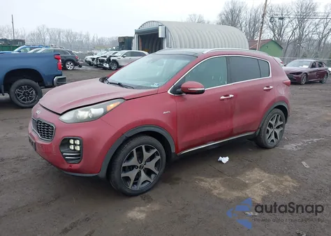 2017 Kia Sportage Sx Turbo z USA, uszkodzony, nr VIN KNDPRCA63H7184359